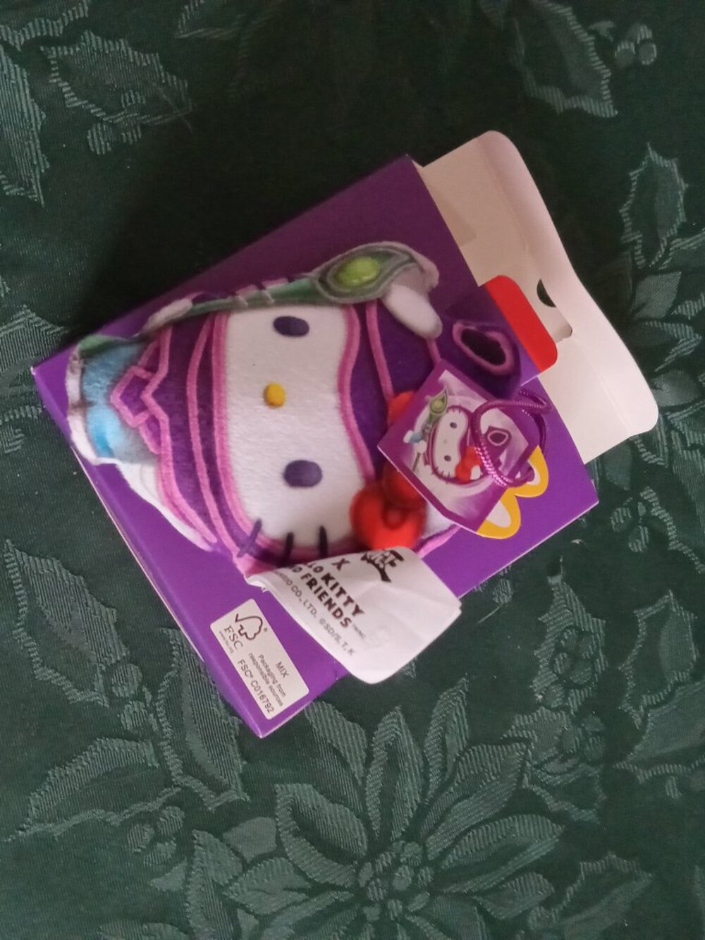 Yu Gi Oh/Hello Kitty McDonald's plush toy in packaging
